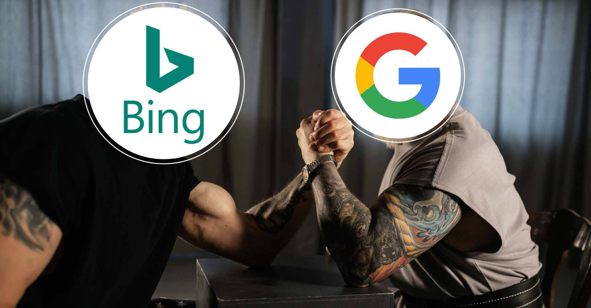 Le combat entre Bing et Google