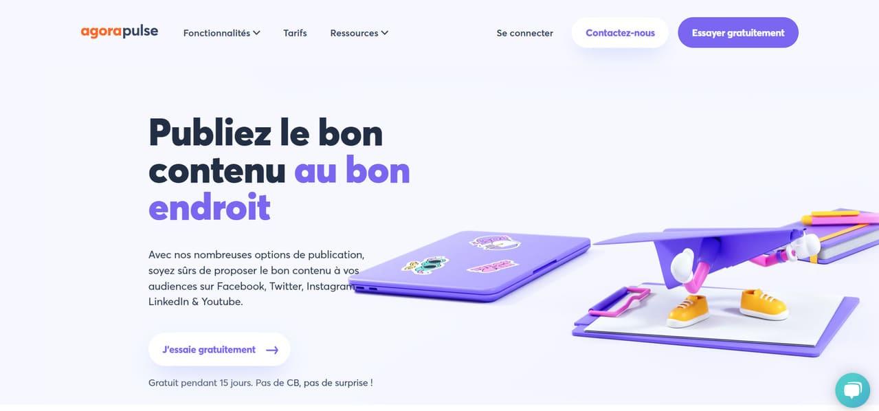 Agorapulse, outil de gestion des réseaux sociaux